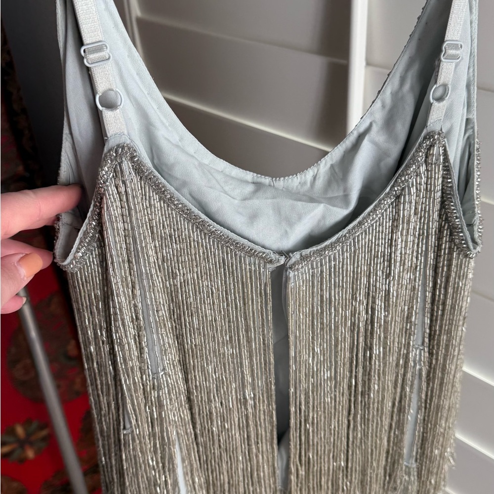 ASOS DESIGN FRINGE MINI - simply gorgeous!! You can feel the weighted quality! - Picture 10 of 17